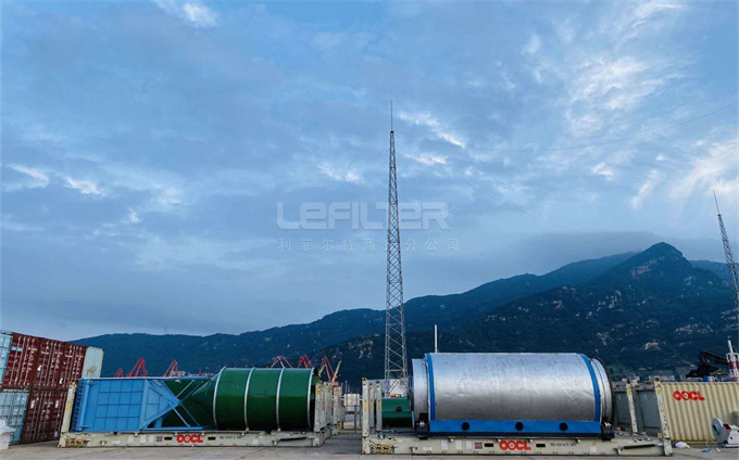 利菲爾特裂解設備安裝現場