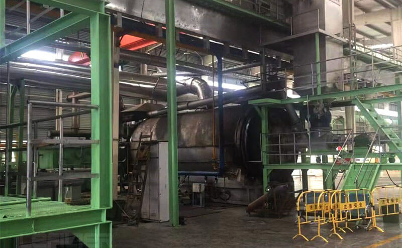 半連續式輪胎油生產線現場 半連續式輪胎油生產線現場