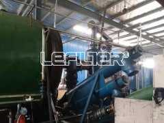 廢輪胎煉油設備后出渣時需要注意的問題